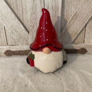 10 Strawberry Street Festive Red and White Holiday Gnome Mini Canister